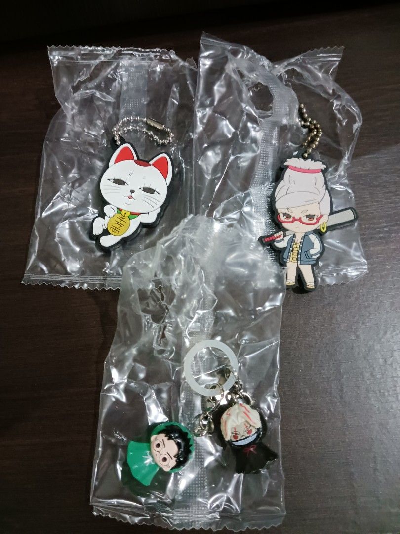 Dandadan Rubber Keychains Gashapon (Category: Character Goods) located in Caloocan City. Submitted by alspaceship (Listing ID 1444832076, Image 1). Description: dandadan keychains from bandai gashapon prices and condition: * turbo granny - ❌️SOLD❌️ * seiko - 50 (well used) * smol okarun - ❌️SOLD❌️ nawawala na yung white rubber thingy nung isa with capsules included.