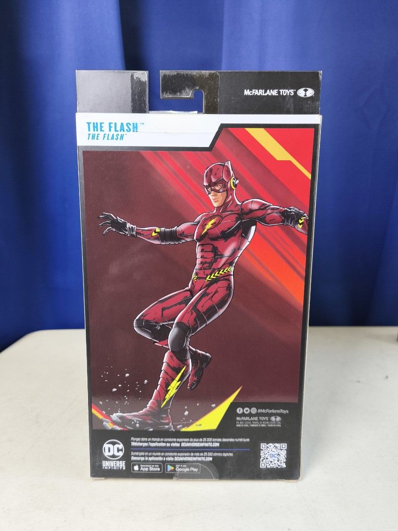 DC Multiverse The Flash McFarlane Toys Action Figure (Category: Figurines & Statues) located in Makati City. Submitted by jetpiraterecords (Listing ID 1444790138, Image 3). Description: - McFarlane Toys DC Multiverse The Flash action figure - Brand new tinupi lang Ang box. declared as BIB.