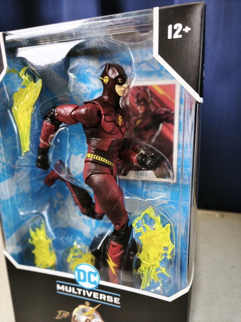 DC Multiverse The Flash McFarlane Toys Action Figure (Category: Figurines & Statues) located in Makati City. Submitted by jetpiraterecords (Listing ID 1444790138, Image 2). Description: - McFarlane Toys DC Multiverse The Flash action figure - Brand new tinupi lang Ang box. declared as BIB.