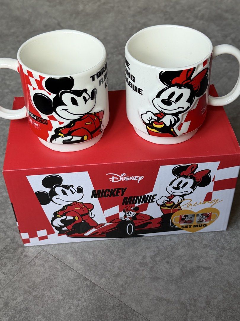 Disney Mickey Minnie Racing Set Mug486610317020375040