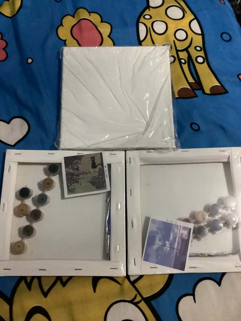 DIY Paint by Numbers Kits - Cats & Scenery (Category: Art & Prints) located in Marikina City. Submitted by cevipreloved (Listing ID 1444795241, Image 2). Description: mode of payment: maya or gcash mode of delivery: jnt .