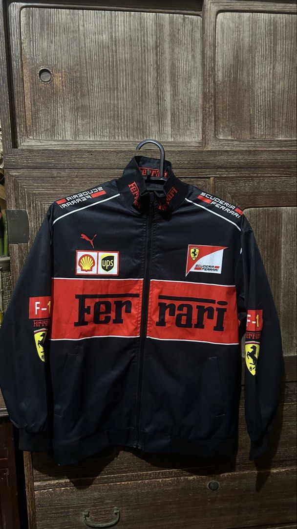 F1 Ferrari Jacket (Category: Coats, Jackets and Outerwear) located in Manila. Submitted by pomegranate444 (Listing ID 1444813068, Image 1). Description: bought from Surplus size medium on tag w:18in l: 25in.