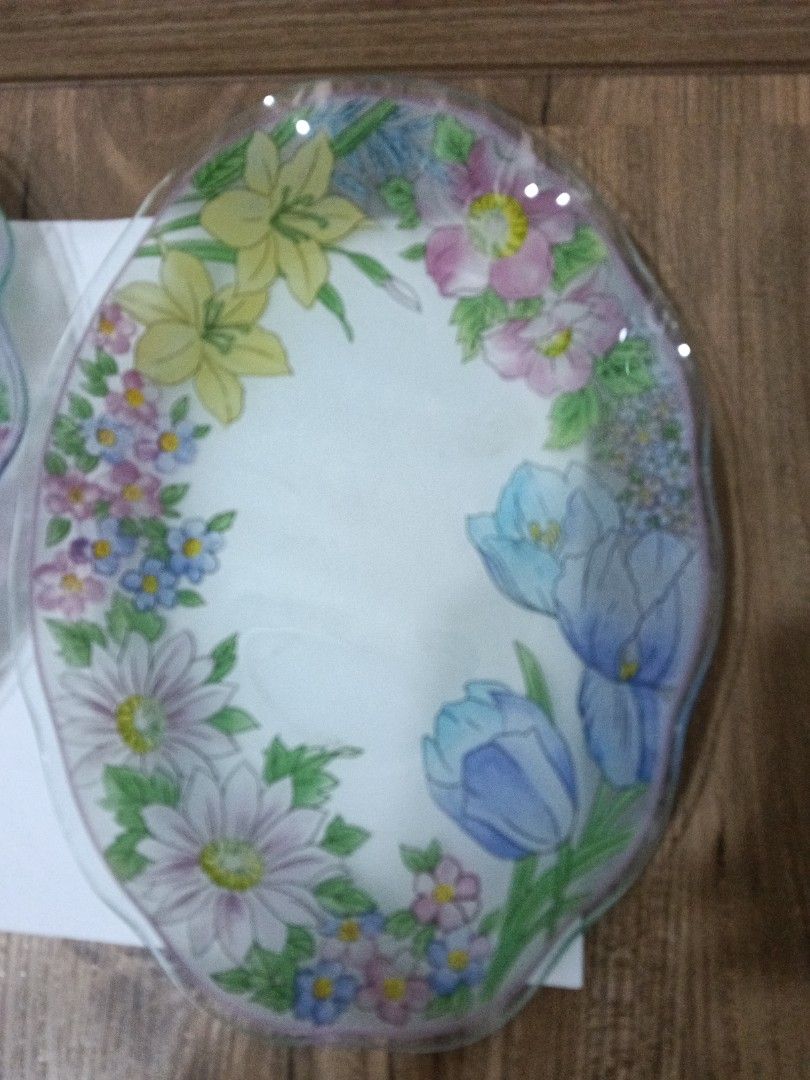 Flower pattern plates --please read descriptions486870194419159041