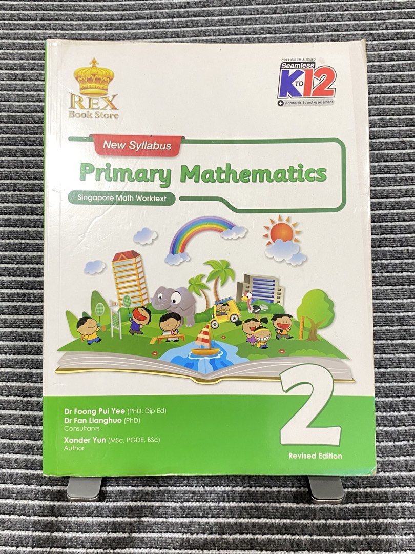 Grade 2 New Syllabus Primary Mathematics Workbook (Category: Textbooks) located in Quezon City. Submitted by reysiyel (Listing ID 1444765976, Image 1). Description: - Singapore Math Workbook for Grade 2 - Authors: Dr Foong Pui Yee, Dr Fan Lianghuo, Xander Yun - Published by REX Book Store - Lightly used with some minimal wrinkles and pencil markings. Actual state shown in posted photos to manage expectations ** Not a reseller of books - All are b