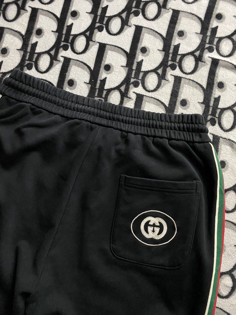 Gucci Sweatpants (Category: Joggers) located in Alfonso. Submitted by clyde.nicole.cerilo1 (Listing ID 1444819594, Image 3). Description: GUCCI JOGGERS SIZE M ON TAG 30-38 WAISTLINE 37 LENGTH 13 THIGHS COMPLETE TAGS 9/10 COLOR RATE AND CONDITION EMBROID DEETS NO ISSUE EXCELLENT CONDITION .