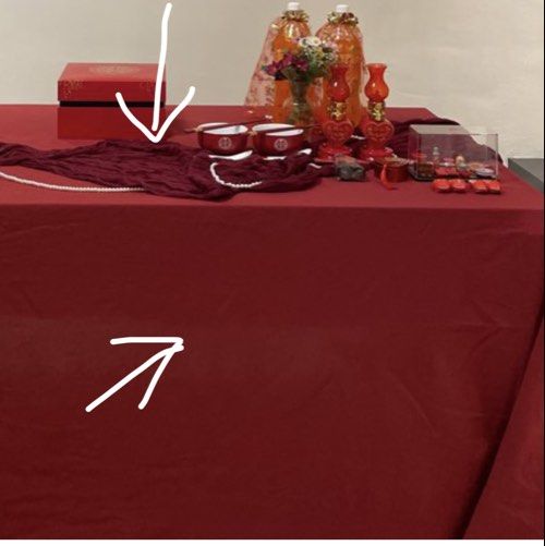 Guo Da Li Decor - Red Table Cloth Set486864075547617280