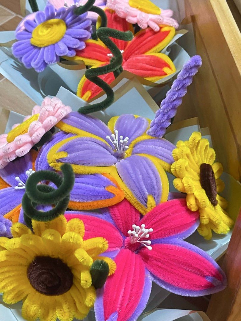 Handmade Flower Bouquets (Category: Flowers & Bouquets) located in Baguio. Submitted by izzy1234123 (Listing ID 1444761794, Image 1). Description: - pre order -can customize from the color of the flowers, wrapping, ribbons and how many pieces of flowers per bouquets. -made with high quality products -affordable -message us for inquiries:)) -baguio city, open for shipping nationwide via jnt courier.