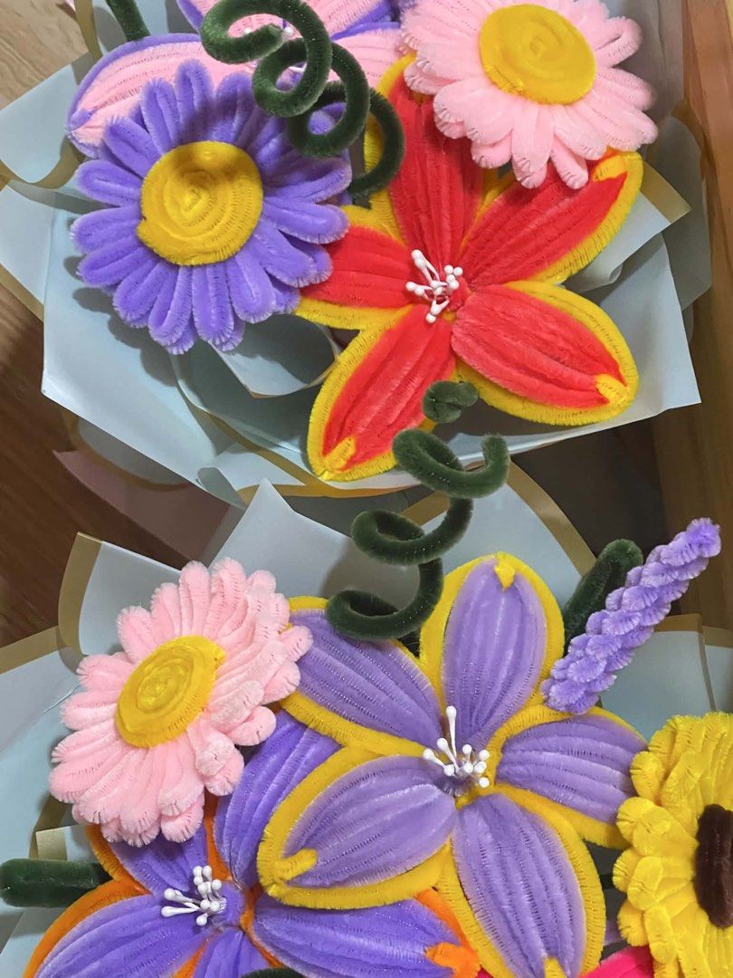 Handmade Flower Bouquets (Category: Flowers & Bouquets) located in Baguio. Submitted by izzy1234123 (Listing ID 1444761794, Image 2). Description: - pre order -can customize from the color of the flowers, wrapping, ribbons and how many pieces of flowers per bouquets. -made with high quality products -affordable -message us for inquiries:)) -baguio city, open for shipping nationwide via jnt courier.
