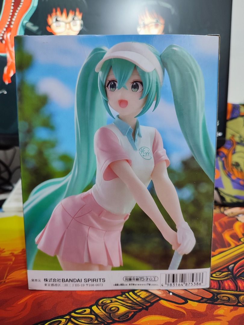 Hatsune Miku Holiday MemoriesGolf version Figure (Category: Figurines & Statues) located in Calauan. Submitted by bricomerchandfigures (Listing ID 1444797995, Image 3). Description: Hatsune Miku Holiday MemoriesGolf version Figure ₱650 Condition : MISB All items are ONHAND and AVAILABLE Authentic | WYSIWYG | With markings Mode of Payment : GCash/Maribank/PayPal/BPI Mode of Delivery : LBC / JNT or LALAMOVE for nearby areas Shipping fee shouldered 