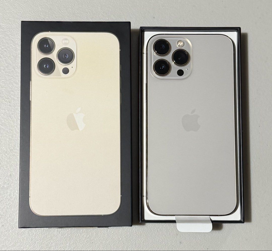 iPhone 13 Pro Max 256 gb Gold (Category: iPhone 13 Series) located in Quezon City. Submitted by thefringe (Listing ID 1433946258, Image 1). Description: -Looks brand new -No scratches or dents -Complete package -Not refurbished -Worth the money -Negotiable -With free cases RFS: Upgrade.