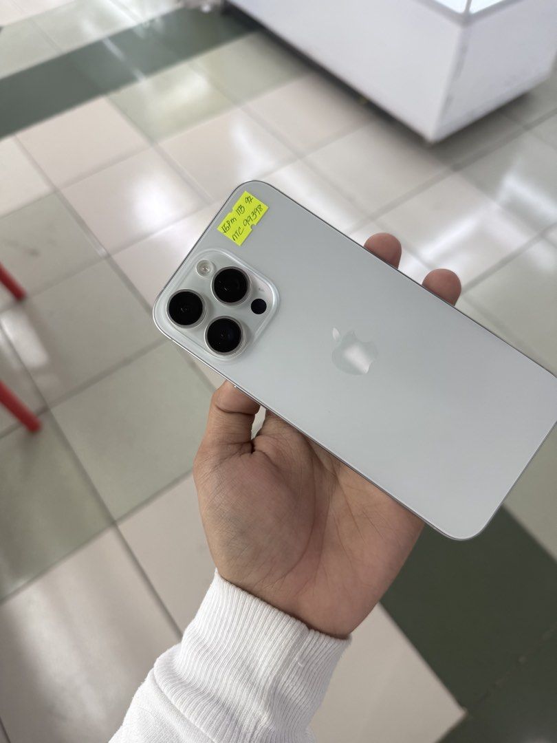 iPhone 15 Pro Max 1TB FU 97% batt with same serial box NTC Approved (Category: iPhone 15 Series) located in Manila. Submitted by carimgadgets (Listing ID 1444703938, Image 2). Description: .