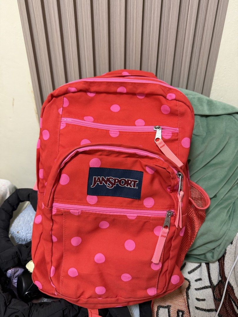 JanSport Big Student Red Backpack Travel bag (Category: Backpacks) located in Cauayan City . Submitted by declutterphi1 (Listing ID 1444706402, Image 1). Description: 🌷 used; signs of usage Bought at around 5k 🌷 RFS: decluttering 🌷 MOP: GCash/Paymaya/BPI 🌷 MOD: J&T 📌 Settle your payment first. 📌 Shipping fee will be shouldered by the buyer. (70 if luzon, 95 if visayas/mindanao) 📌 Strictly no return, no exchange.