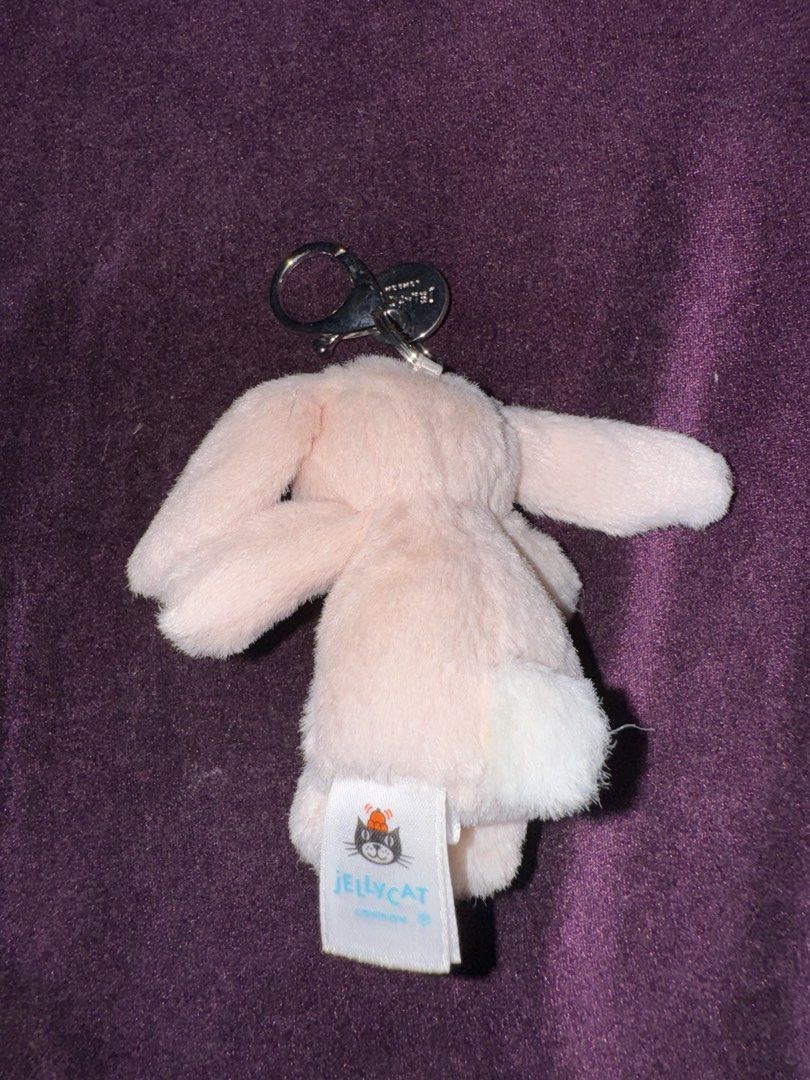 Jellycat Bashful Blush Bunny Bag Charm (Category: Charms) located in Valenzuela. Submitted by gracemuy (Listing ID 1444792115, Image 2). Description: Authentic Jellycat Bashful Blush Bunny Bag Charm (retired) Lost Tags.