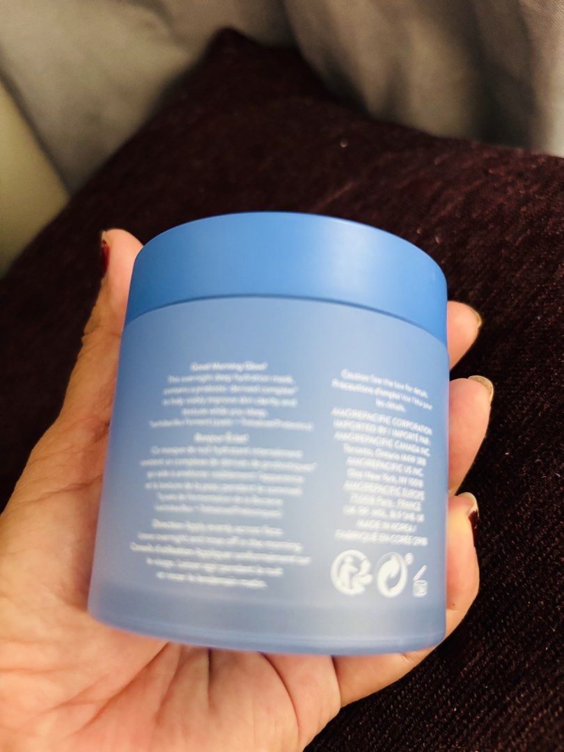 LANEIGE Water Sleeping Mask 70ml (Category: Face Care) located in Manila. Submitted by livfindsph (Listing ID 1444724560, Image 3). Description: Original LANEIGE Water sleeping mask original price from official store ₱3,551.