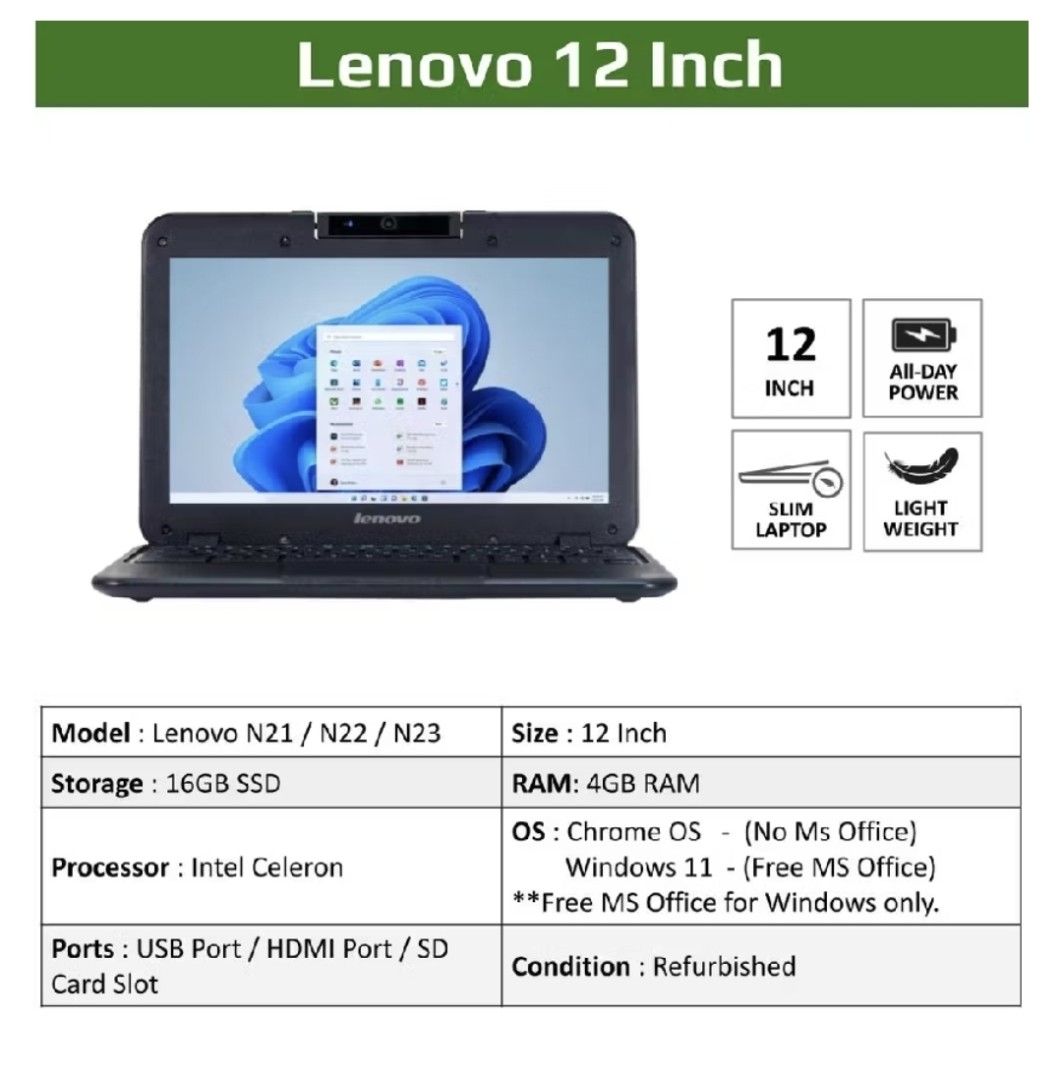 Lenovo 12 Inch Laptop487048921702082561