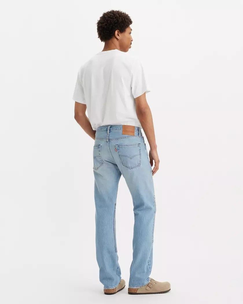 Levi's 501 Original Fit Patchwork Men's Jeans Medium Wash (Category: Jeans) located in Imus. Submitted by ezzzzmoney07 (Listing ID 1444854411, Image 3). Description: Levi's 501® Original Fit Patchwork Men's Jeans 📏 Size: 31W x 30L 🎨 Color: Medium Wash 🇺🇸 Purchased in the United States 💵 Original Retail Price: $118 ✨ Not Locally Released A unique patchwork version of the iconic Levi's 501® Original Fit Jeans. Perfect for collectors, denim ent