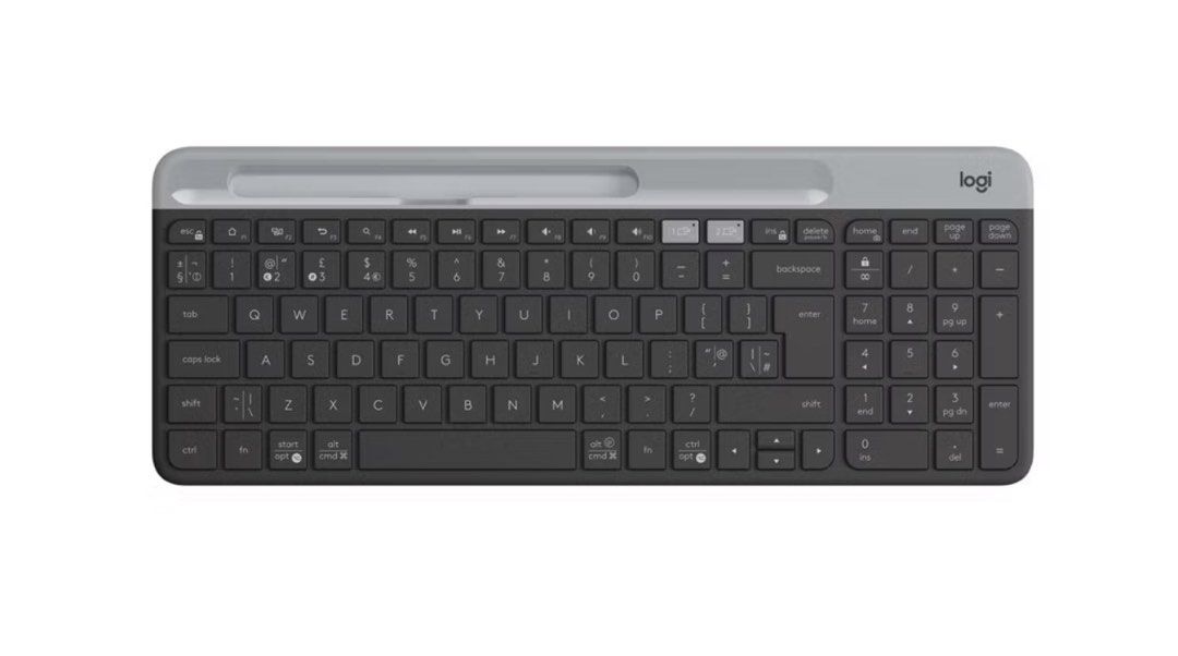 Logitech K580 Multi-Device Bluetooth Wireless Slient Keyboard with Logitech Flow Technology (logitech keyboard)486675013142456320