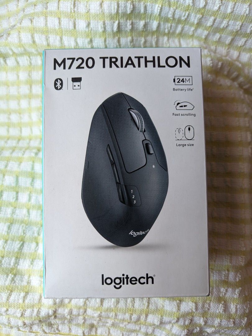 Logitech M720 Triathlon Wireless Mouse486297531707576320