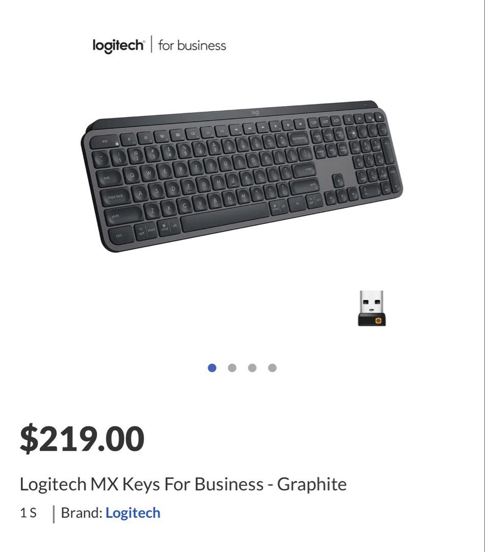 Logitech MX Keys for Business487033819145840641