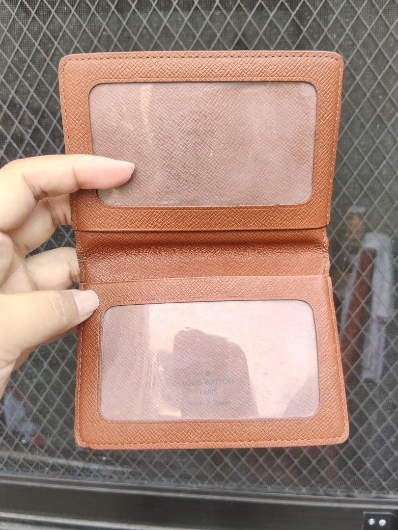 Louis Vuitton Monogram Card Holder (Category: Luxury Bags & Wallets) located in Taguig. Submitted by luxurycollections.ph (Listing ID 1444830595, Image 3). Description: - Authentic Louis Vuitton card holder - Classic monogram canvas (brown and tan) - Made in Spain - Two clear slots for cards or IDs - Small and compact design - Easily fits in pockets or small bags - Ideal for organizing essentials.