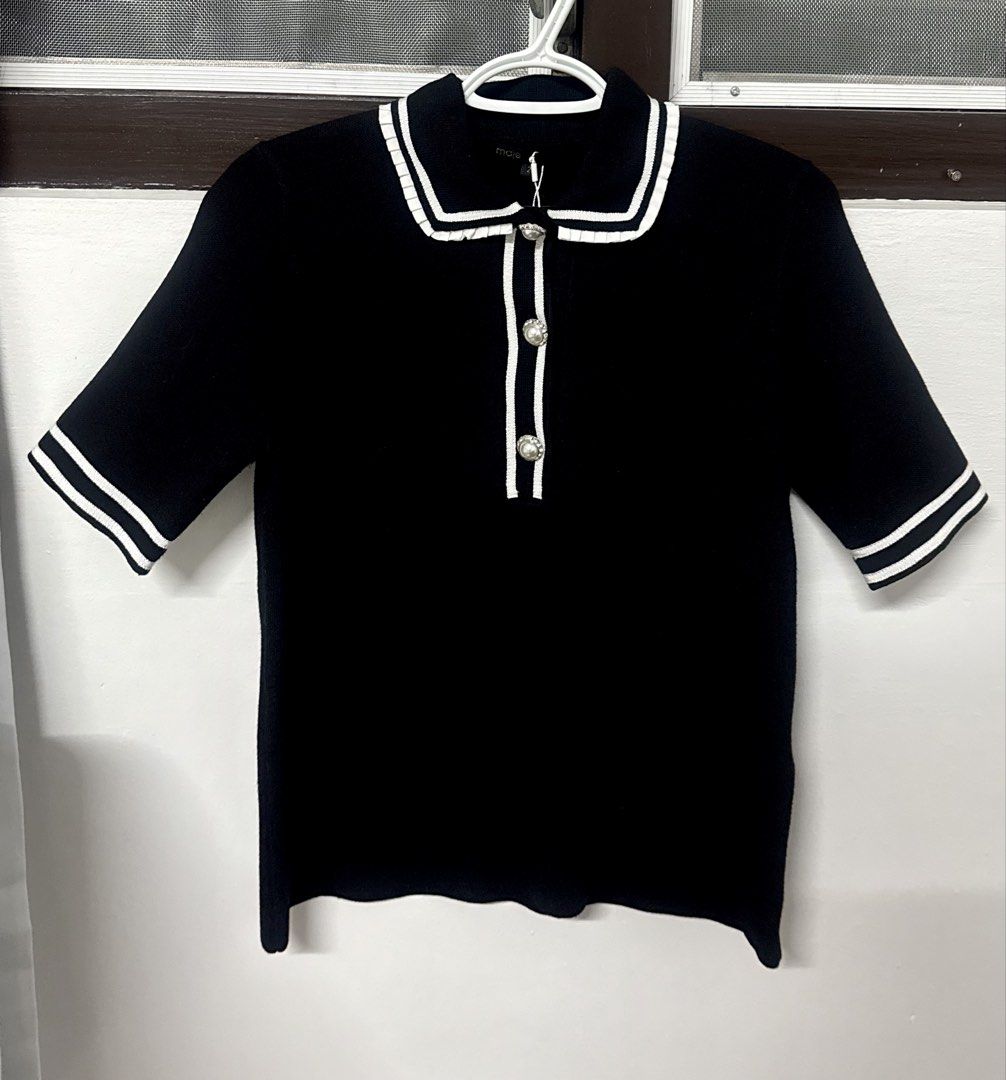 Maje Mexicana Polo Sweatshirt (Category: Shirts) located in Paranaque City. Submitted by esprit23 (Listing ID 1444720006, Image 2). Description: Was bought in Spain Never been used still with tag Rfs: Need to buy smaller size.