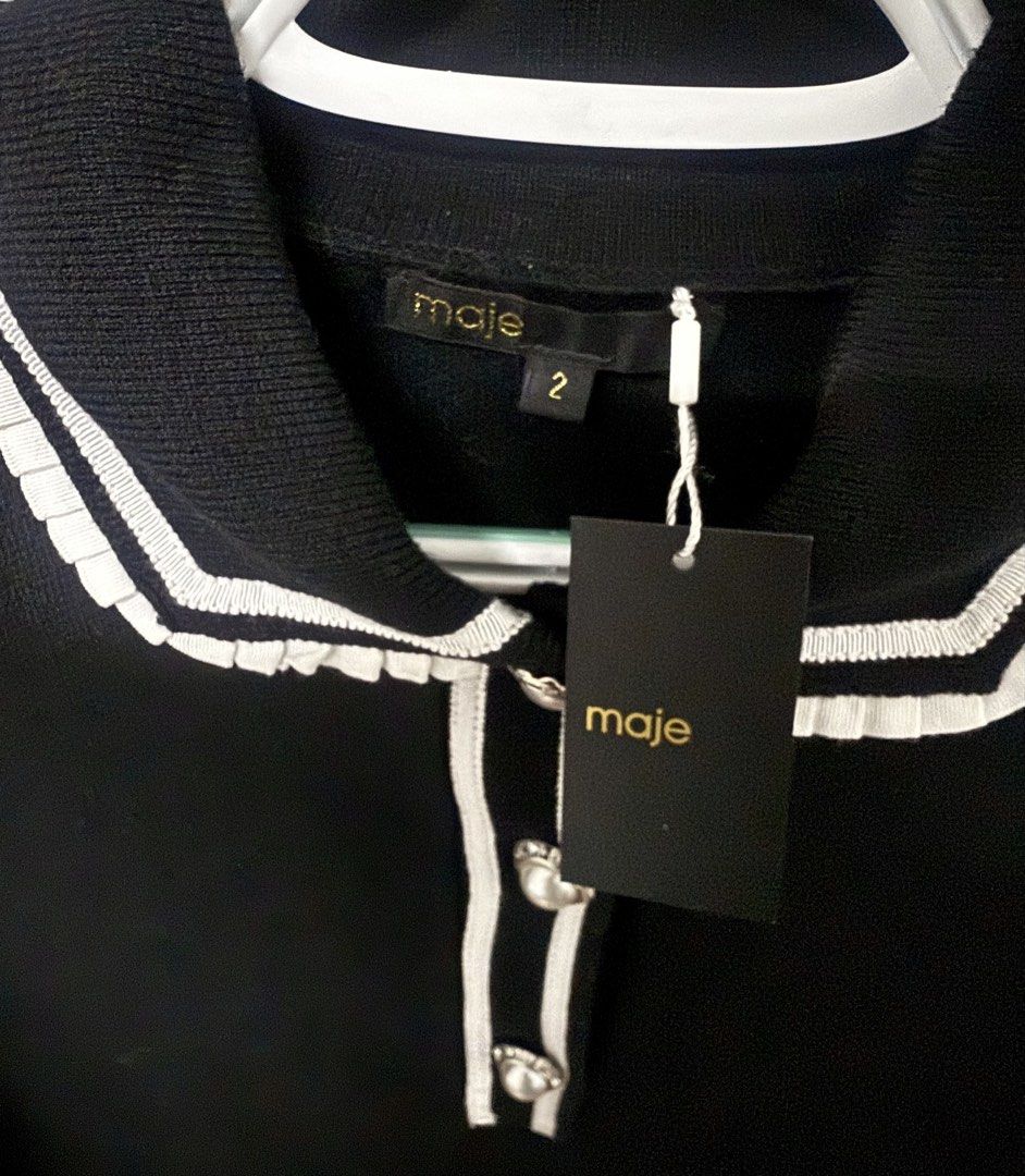 Maje Mexicana Polo Sweatshirt (Category: Shirts) located in Paranaque City. Submitted by esprit23 (Listing ID 1444720006, Image 3). Description: Was bought in Spain Never been used still with tag Rfs: Need to buy smaller size.