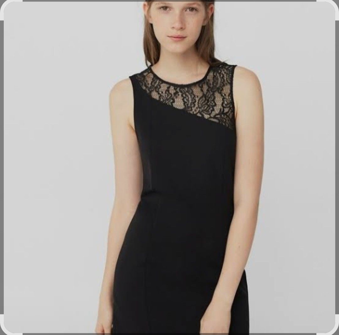 Mango black cocktail dress bodycon (Category: Dresses) located in Caloocan City. Submitted by deklaterer (Listing ID 1444790560, Image 2). Description: small on tag. THIS IS REALLY REALLY NICE DRESS! for your photo reference, my height is 5'7.