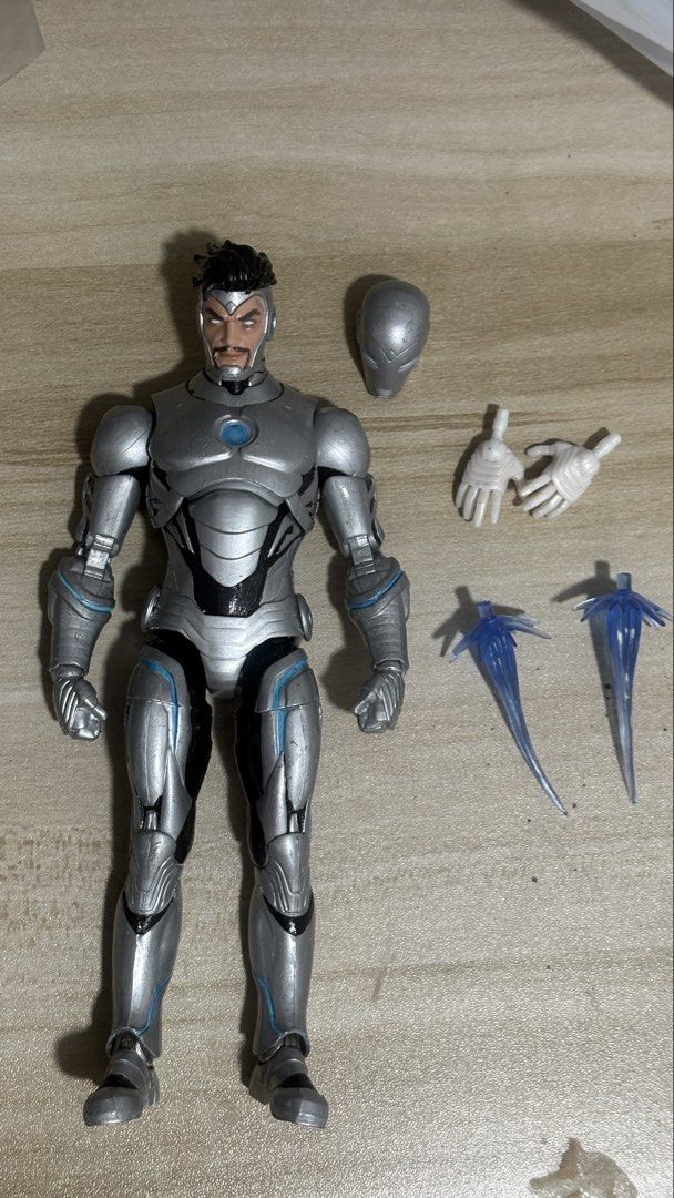 Marvel Legends Iron Man Action Figure with Accessories (Category: Figurines & Statues) located in Manila. Submitted by lem028 (Listing ID 1444685044, Image 1). Description: - Marvel Legends Iron Man Action Figure - Repainted (except hands) - Includes interchangeable hands - Comes with helmet accessory - Features repulsor blast effects - All original accessories included - Essential addition to any Marvel fan's collection What you see is what you 