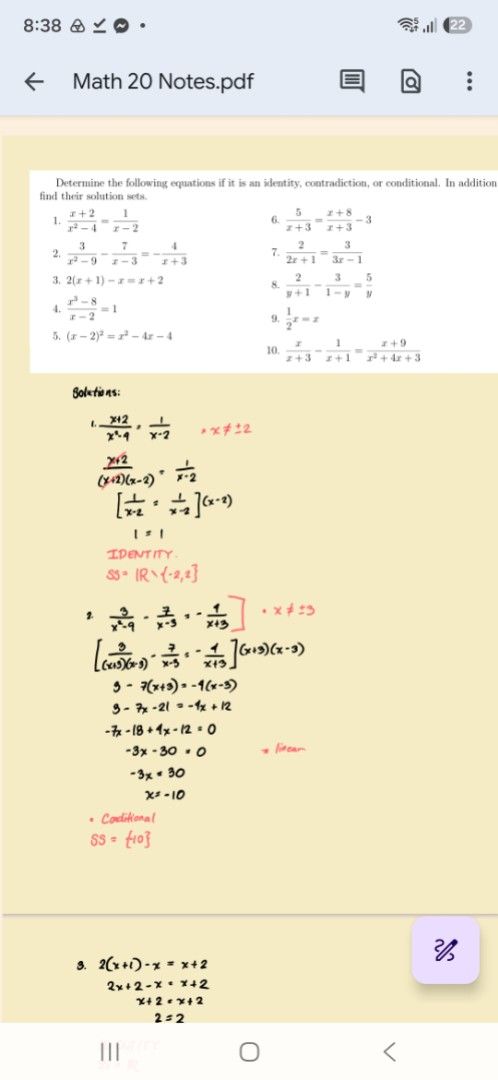 Math 20 Pre-calculus Notes (Category: Textbooks) located in Quezon City. Submitted by dormerfinds (Listing ID 1444796416, Image 1). Description: Soft copy or hard copy can be given Around 80+ pages of notes for the whole class specifically taken in UP Diliman Final Grade: 1.25.