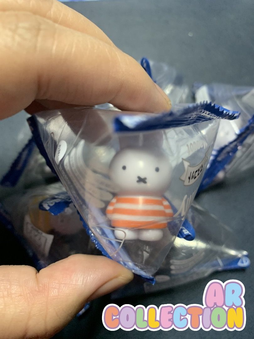 Miffy mini toy figures (Category: Designer & Blind Box Toys) located in Dasmarinas. Submitted by arcollection2026 (Listing ID 1444824903, Image 3). Description: Miffy tetrafibits 1 set = Php 240 1 set = 6 pcs assorted colors (1 pc blue, 1 pc orange, 1 pc gray, 1 pc brown, 1 pc green, 1 pc yellow) height - approx 4.5cm 2 sets available.