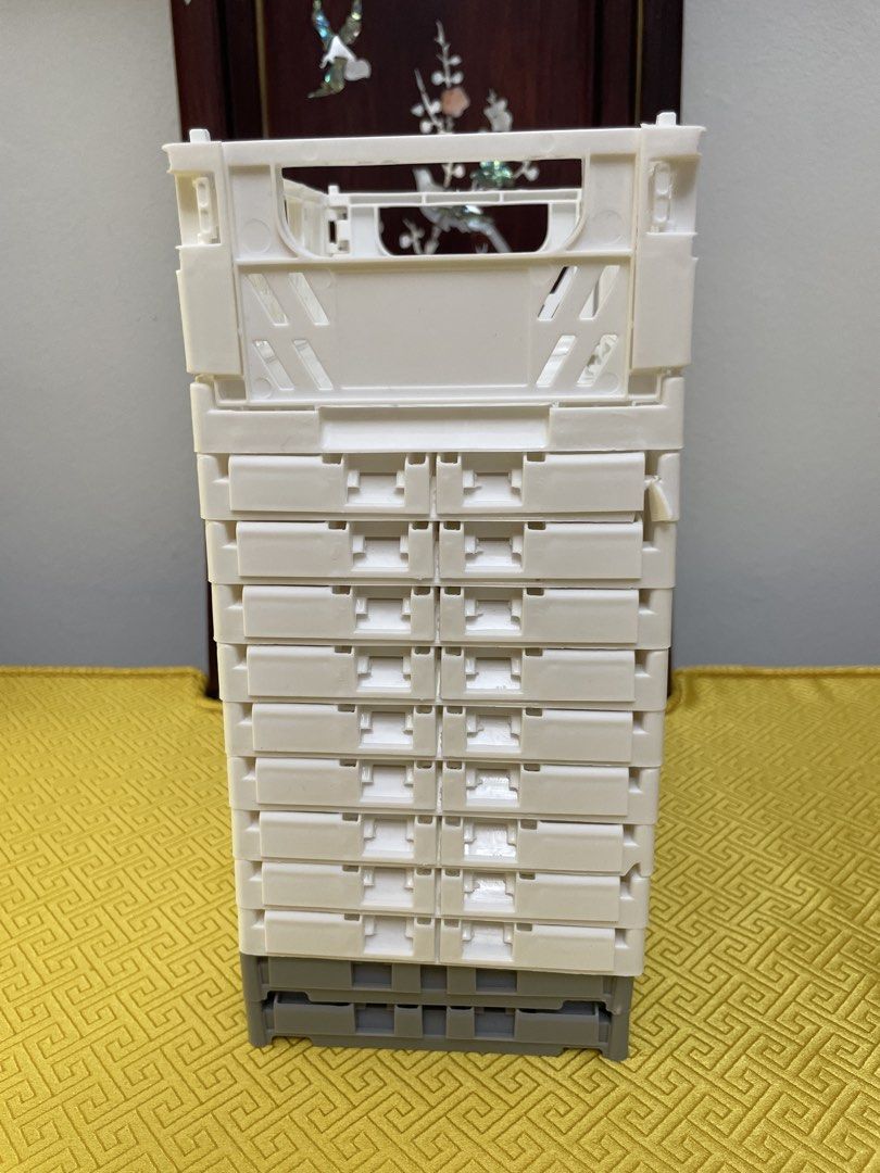 Mini Stackable Collapsible Storage Crates486850420812687362