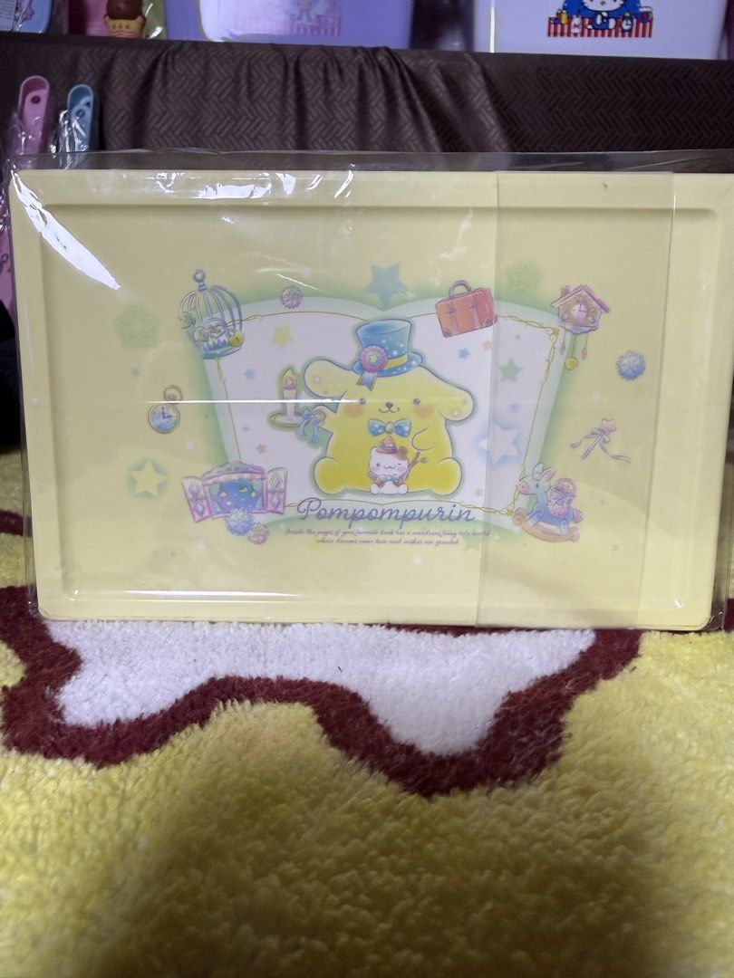 MINISO Pompompurin 3-Tier Storage Drawer Organizer (Category: Storage Boxes & Baskets) located in Taguig. Submitted by karabelle19923 (Listing ID 1444832618, Image 2). Description: - Cute Pompompurin 3-tier storage drawer from MINISO. - Ideal for organizing small items on your desk or vanity. - Charming yellow color with Pompompurin design. - Helps keep your space tidy and clutter-free. - Brand new, still in original packaging..