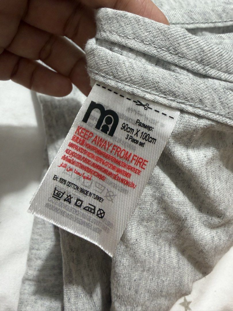 Mothercare Jersey Wrap / Swaddle (Category: Babies & Kids Fashion) located in Quezon City. Submitted by lrnzoo (Listing ID 1444777409, Image 2). Description: Original price 1699 90cm*100cm Used during hospital stays only (3 days) Can we used as swaddle, blanket, stroller cover etc. .