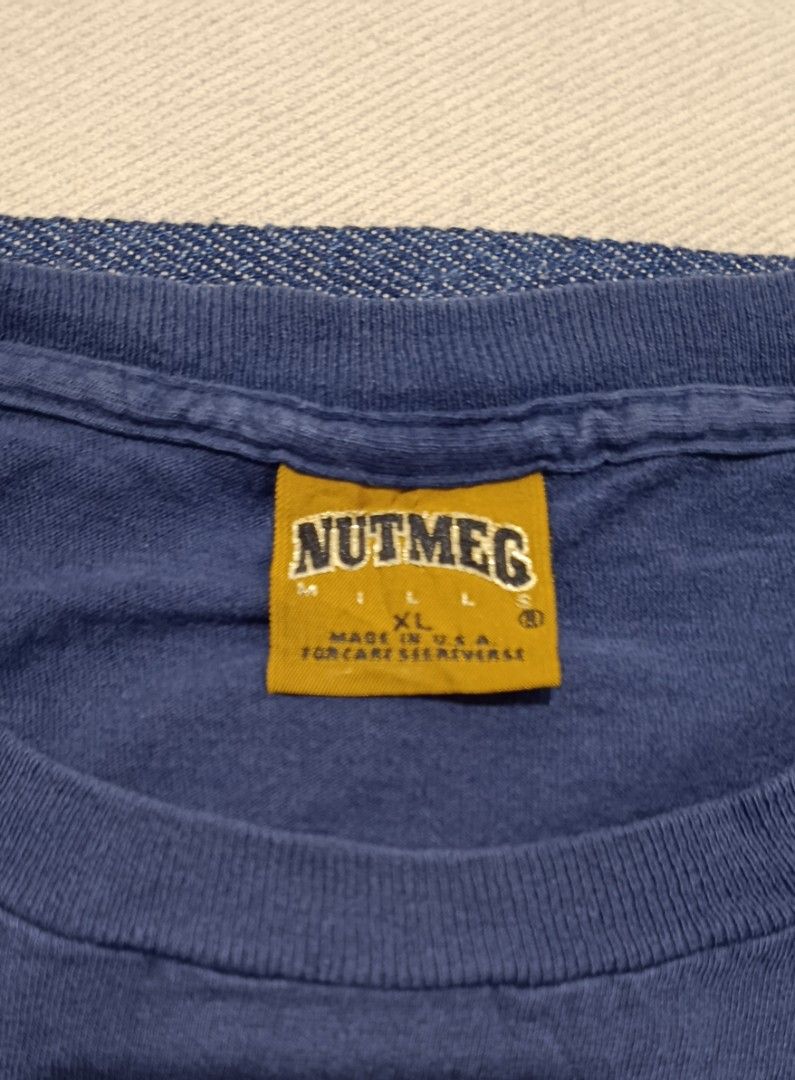 Nutmeg Mills Notre Dame Fighting Irish (Category: Tshirts & Polo Shirts ) located in General Santos City (Dadiangas). Submitted by k.vin__stuff (Listing ID 1444680760, Image 3). Description: Nutmeg Mills Notre Dame Fighting Irish •size: Xlarge •width: 24.5"|length: 30" •condition: 9/10 •color rate: 8/10 **perfect fade.