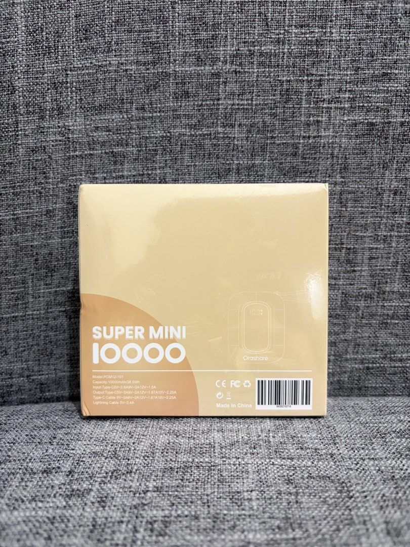 Orashare Powerbank 10,000mAh (Category: Other Gadgets) located in Mandaluyong City. Submitted by jb_banez (Listing ID 1444797030, Image 2). Description: 🚀 Orashare Powerbank 10,000mAh - Brand new & sealed - Selling for only ₱750.