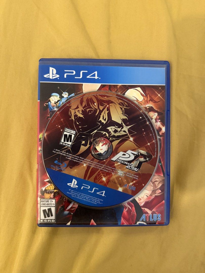 Persona 5 Royal Ps4 (Category: PlayStation) located in Manila. Submitted by persona.zavier (Listing ID 1444682512, Image 1). Description: Persona 5 Riyal Ps4 Game For Sale Rfs: Platinum Trophy na Valenzuela Area.