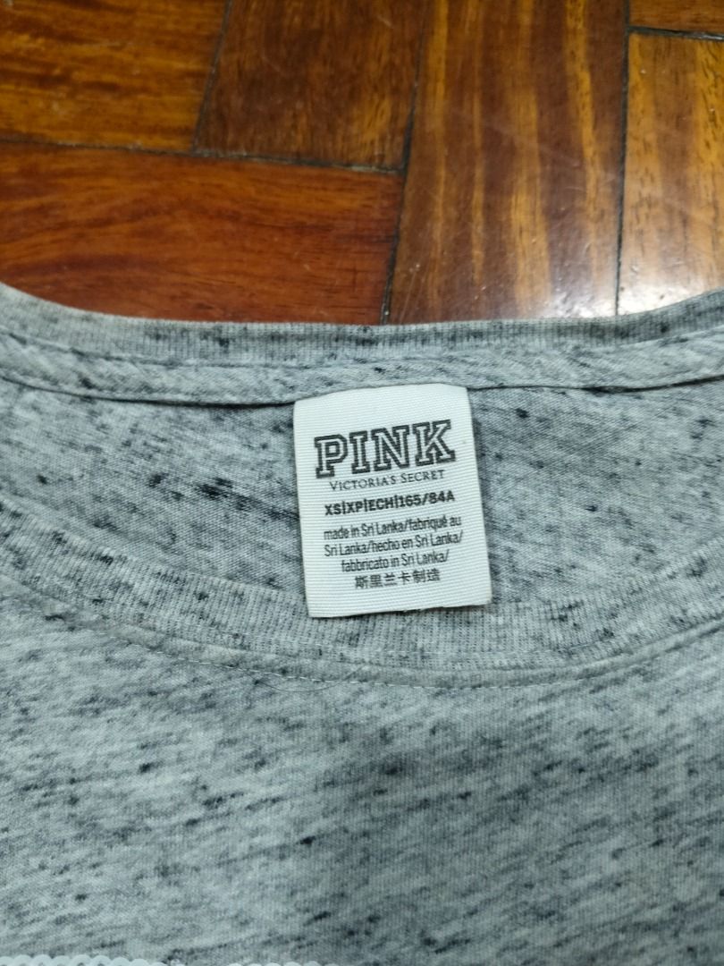 PINK Victoria's Secret Light Grey Sequins (Category: Shirts) located in Quezon City. Submitted by mjar_ (Listing ID 1444724053, Image 3). Description: PINK Victoria's Secret Light Grey Sequins Size: XS Made in Sri Lanka See last pic for color reference Disclaimer: Product color may slightly vary due to photographic lighting sources or your screen’s resolution and settings..