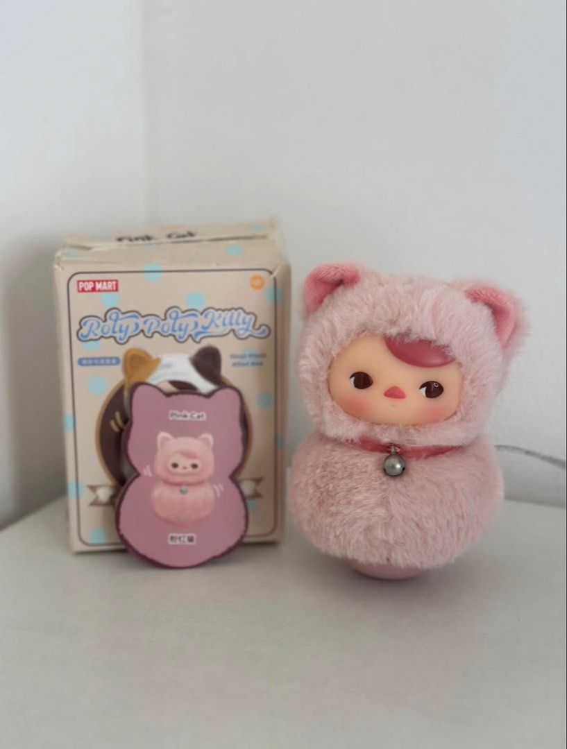 POP MART Pucky - Roly Poly Kitty (Category: Designer & Blind Box Toys) located in Manila. Submitted by 2ndstory04 (Listing ID 1444758886, Image 1). Description: - Authentic POP MART Pucky -Bought from Fully Booked -with box and photo card - 650 each.
