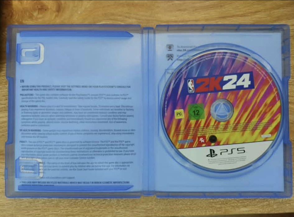 PS5 NBA 2K24 (Category: PlayStation) located in Manila. Submitted by wild_restyle (Listing ID 1444748854, Image 3). Description: •NBA 2024 PS5 •In very good condition •No issue •RFS: buying new games •Payment first policy •Shipping to be shouldered by the buyer •PM if interested.