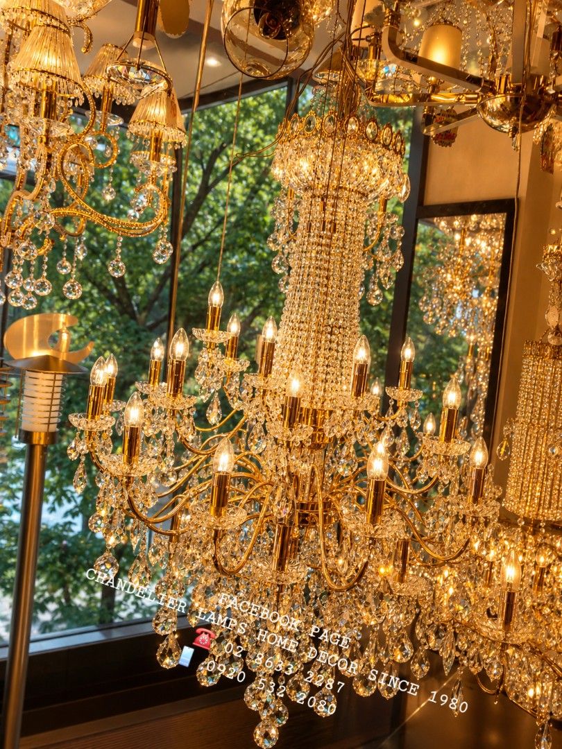 Pure crystal high ceiling lighting fixtures (Category: Lighting) located in Antipolo. Submitted by homelightingtrading (Listing ID 1444685733, Image 1). Description: Luxurious Pure Crystal Chandelier fixtures free L.E.D bulbs. Collecting orders now for same-day delivery! We're open and ready to serve you. To place an order, please provide the design, your name, address, a landmark, and your cellphone number. 🚚📦 #Orders #Delivery #Shipping #Chan