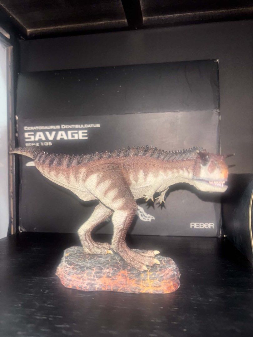 Rebor Dinosaur Figures (Category: Figurines & Statues) located in Manila. Submitted by macha.toys.collectibles (Listing ID 1444793103, Image 3). Description: Rebor Acrocanthosaurus Hercules 1:35 scale With original box ₱ 1500 Rebor Ceratosaurus dentisulcatus “Savage” 1:35 with original box ₱1500 Rebor Carnotaurus “Crimson King” With original box ₱ 1500 Rebor “Sweeney” Velociraptor model inspired by The Lost World: Jurassic Park. No box and the gr