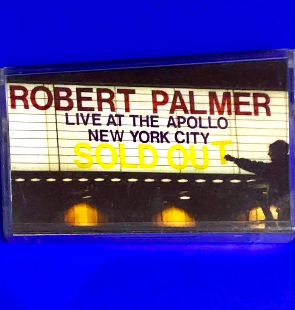 ROBERT PALMER - LIVE AT THE APOLLO THEATER CASSETTE TAPE BEST HITS ...
