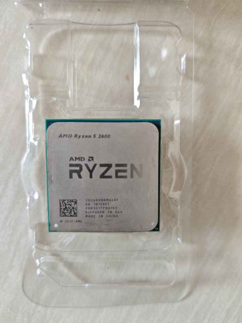 Ryzen 5 2600 CPU processor amd486662702787481600