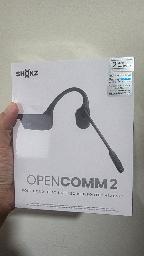 Shokz OpenComm2 Bone Conduction Bluetooth Headset486380691868231680