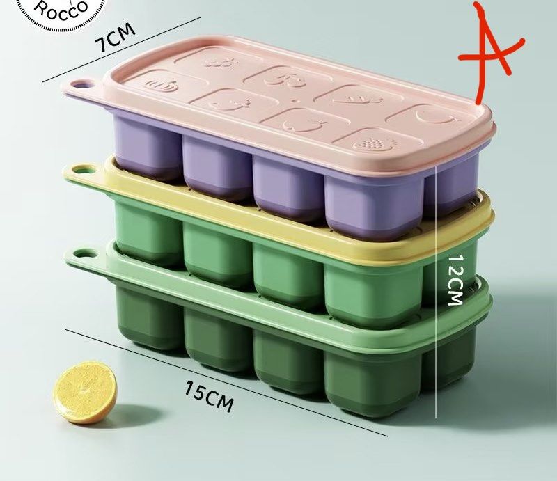 Silicon Cube Tray with Lid486740672926853120