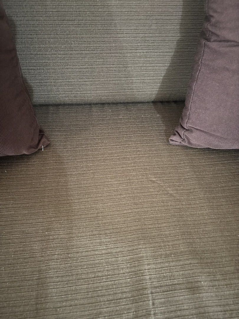 Sofa bed double size (Category: Sofas) located in Las Pinas. Submitted by mileys2017 (Listing ID 1444755278, Image 1). Description: - sofa bed double size with Set of two corduroy throw pillows - Rich, deep brown color - Textured fabric for added comfort and style - Ideal for accenting sofas or beds - Sold as a pair.