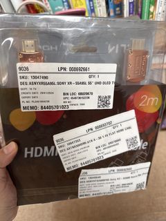 Sony HDMI Cable 2m499019992437903360