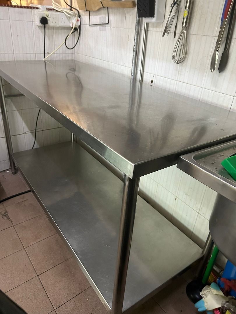 Stainless Steel Table Workstation Kitchen Table486363814996234242