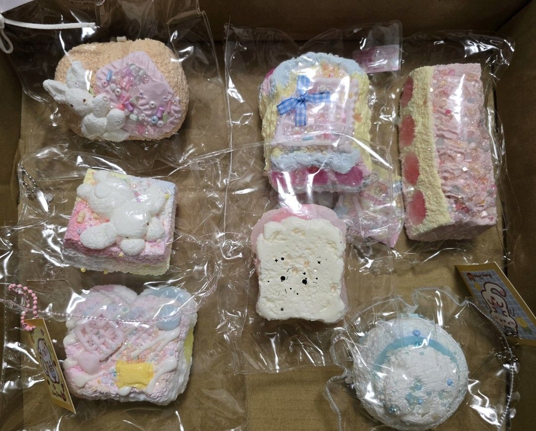 Taba Squishy (Category: Plushies & Soft Toys) located in Singapore. Submitted by jeanyy08 (Listing ID 1444729290, Image 1). Description: each for $4. whole box $25. Very very new taba squishies to sell at very cheap price. pls adopt them and bring home to play. self collect at wdls ave 1 courier at $6.