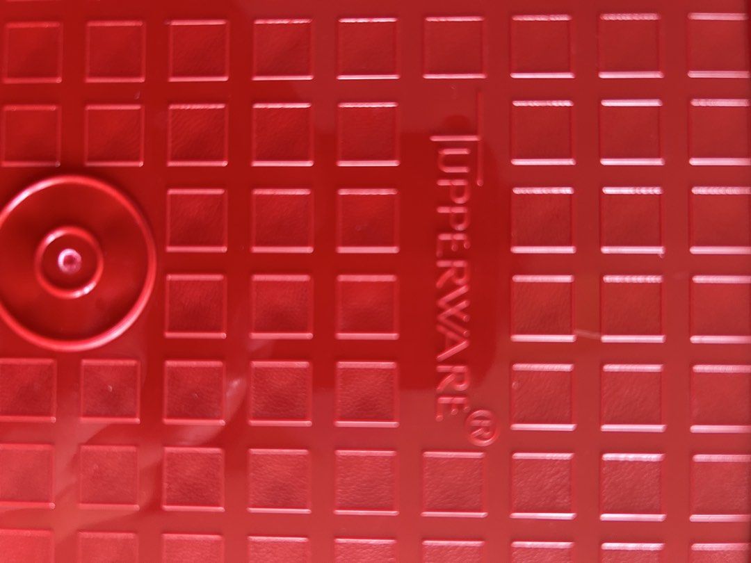 Tupperware Red Square Food Container with Lid486344828210401283